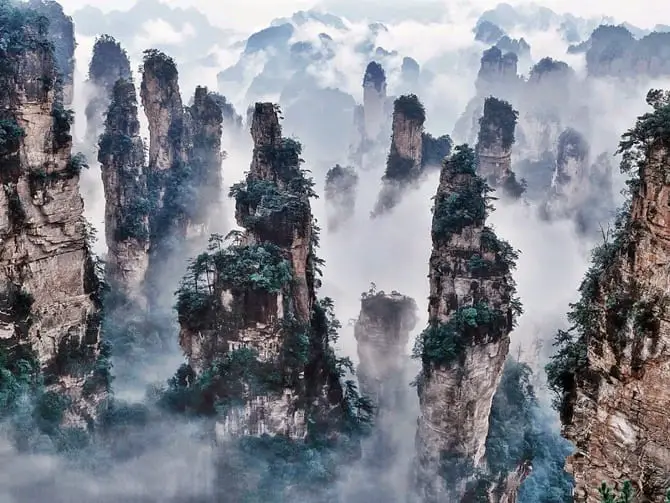 tianzi mountains