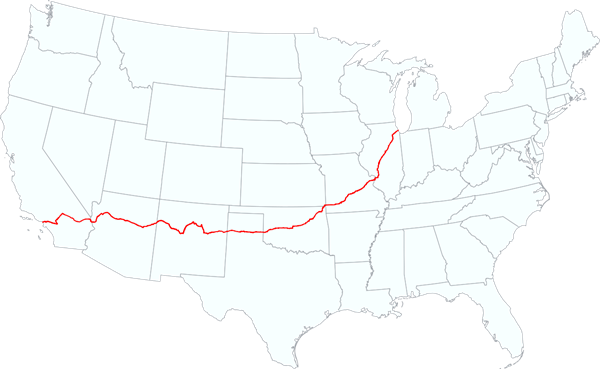 1280px Map of US 66.svg