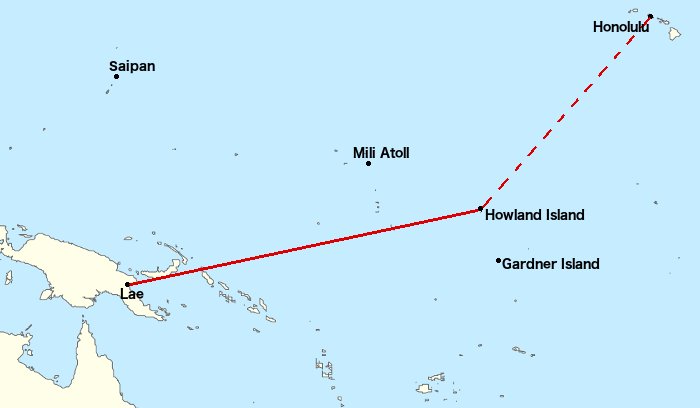 Earhart locations