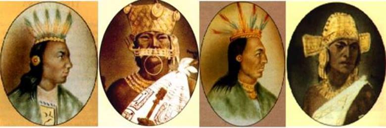 Portraits of rulers of Muisca 1