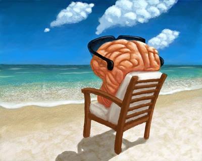 brain on vacation
